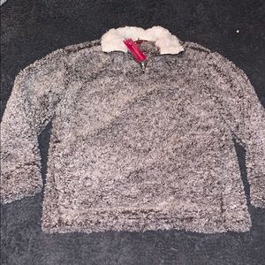 💙Sherpa pullover NWOT💙